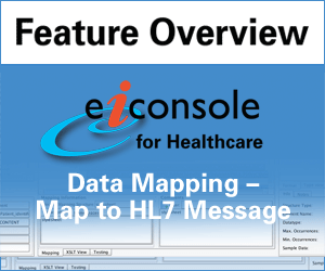 How to Map HL7 Messages in PilotFish eiConsole for Healthcare