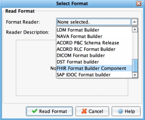 FHIR Format Builder Component in Interface Engine