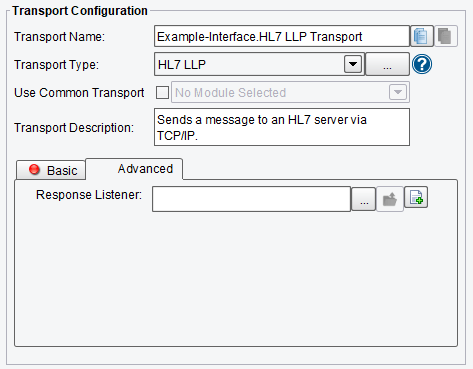 HL7 LLP Transport Advanced Configuration Options