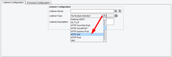 HTTP GET Listener Configuration in PilotFish Interface Engine