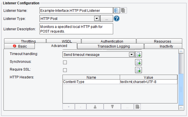 HTTP POST Listener/Adapter Advanced Configuration Options in PilotFish