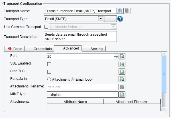 Email SMTP Advanced Configuration Options 