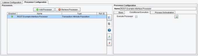 Conditional Execution Option for Transaction Attribute Population