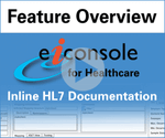 Inline HL7 Documentation feature in PilotFish's eiConsole Interface Engine