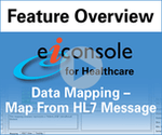 Data Mapping – Map From HL7 Message Template