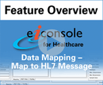 Data Mapping – Map To HL7 Message Template