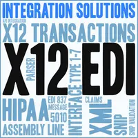 PilotFish EDI X12 Integration Wordcloud 