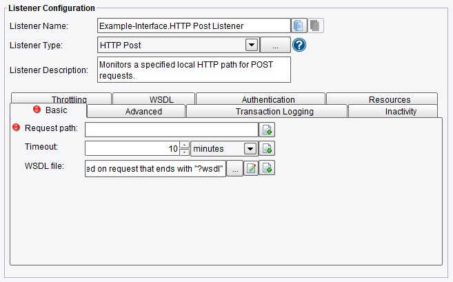 HTTP POST Basic Listener Configuration in PilotFish Engine