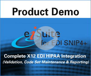 EDI 837 Data Integration with the eiConsole