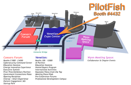 HIMSS 2025 Exhibitor Healthcare IT Conference Booth Map