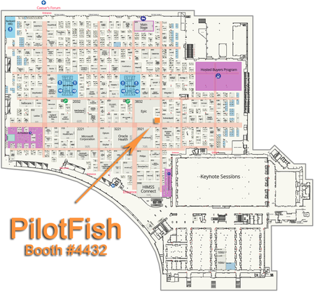 HIMSS 2025 Exhibitor Healthcare IT Conference Booth Map