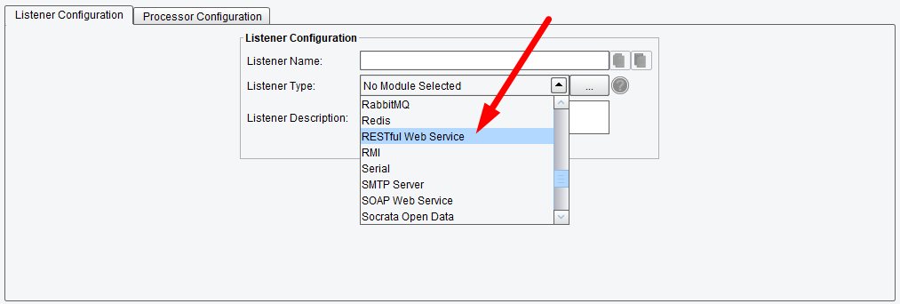 RESTful Web Service Listener Configuration in PilotFish Interface Engine