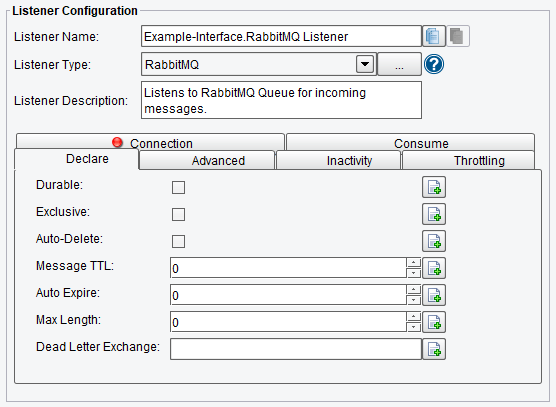 RabbitMQ Listener Durability for Exchanges Configuration Options in PilotFish Engine