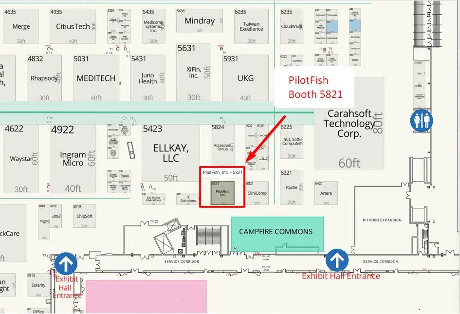 HIMSS 2026 booth map 3