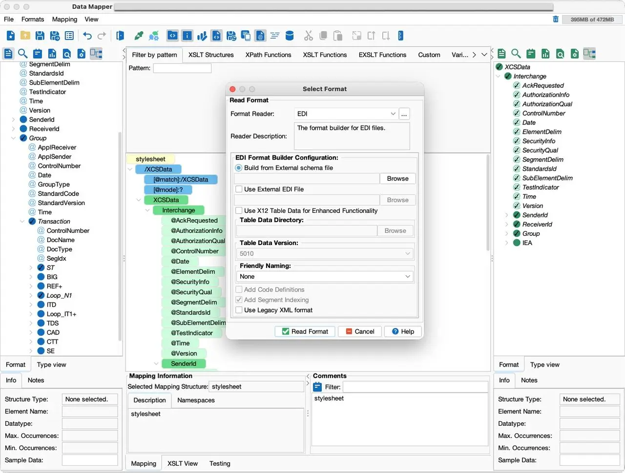 EDI X12 Transactions in PilotFish Integration Engine